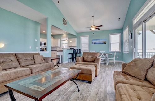 Surf City House | Tip-Sea Turtle- Ocean & Sound views- Golf cart