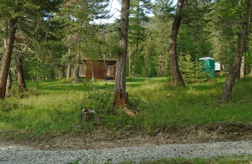 Eureka RV Rental | Tipi campsite 6 Caribou Trail Wagon Camp