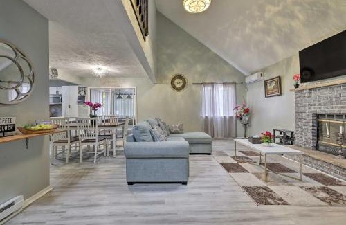 Tobyhanna House | Tobyhanna Family Home with Game Room and Fire Pit