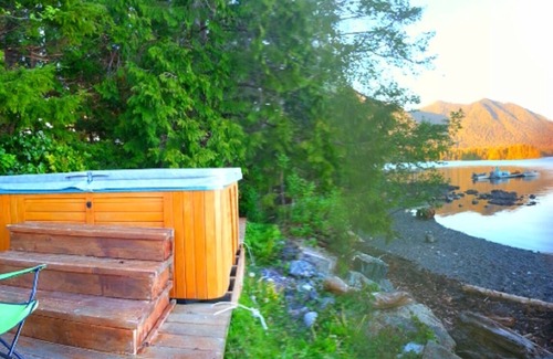 Tofino House | Tofino Water Front Home Hot Tub, Beach, Private Float