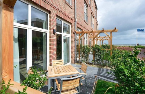 Wangerooge Apartment | Tolles Apartment am Inselstrand mit Sonniger Terrasse - Meeresrauschen Inklusive
