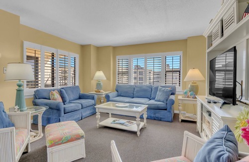 Indian Beach Condo | TONS of Amenities - Indoor/Outdoor Pools, Cafe and more!