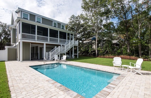 Edisto Island House | Tons of Fun - Newly Constructed Home w/ Private Pool & Easy Beach Access