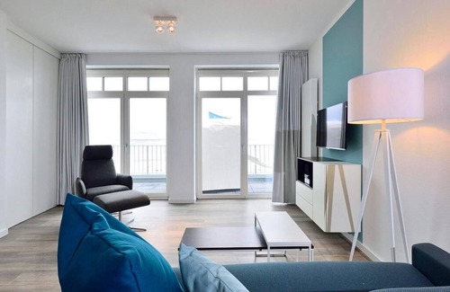 Wangerooge Apartment | Top Ferienapartment an der Nordsee mit Direktem Meerblick, Balkon und Strandkorb