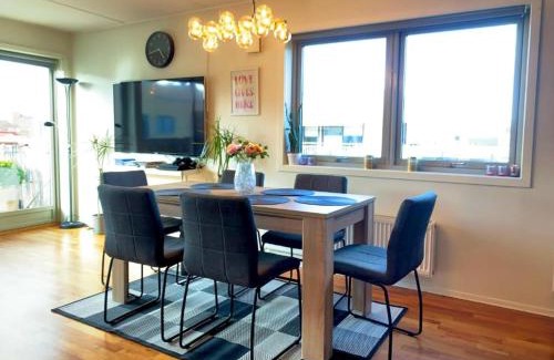 Gronland Apartment | Top floor city center flat with free parking