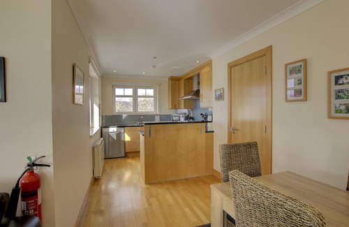 Brora Apartment | Top-floor, two-bedroom golf apartment with views over the famous James Braid Brora Golf Course