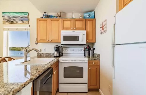 St. Petersburg - Clearwater Condo | Top-Floor Waterfront Condo with Bay view + Pool and Hot Tub