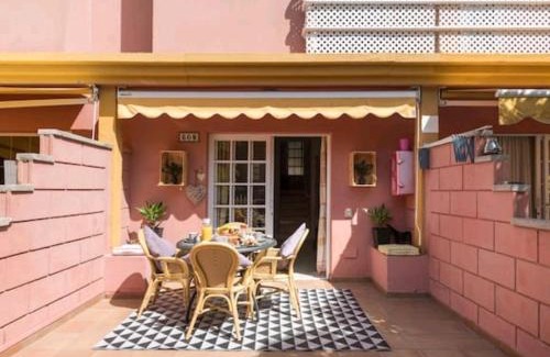 San Bartolome de Tirajana Apartment | Top1 Green Sea Bungalow jardin