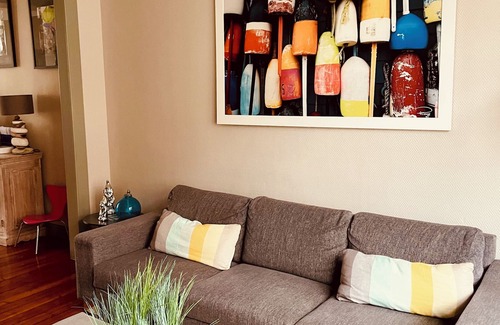 Le Touquet-Paris-Plage House | Touquettoise, right in the town center, 5 minutes from the sea and the market.
