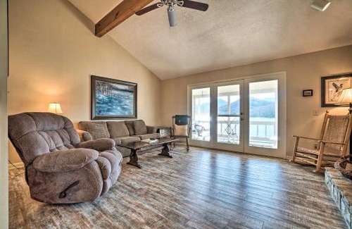 Hiawassee House | Townhome with Fire Pit and Boat Dock Pets Welcome!