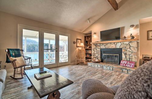 Hiawassee House | Townhome with Fire Pit and Boat Dock Pets Welcome!