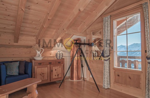 Chandolin Ski Chalet | Très beau chalet situé au calme, à 300 mètres du centre et du bus navette, en lisière de forêt au dé