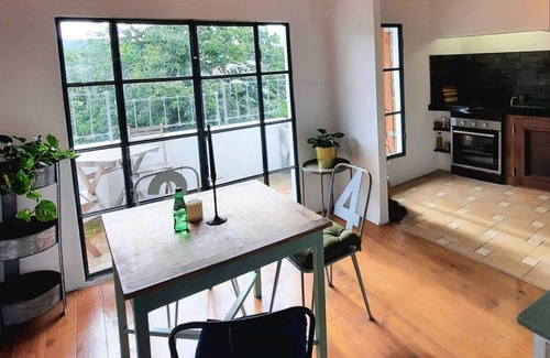 Monchique Apartment | Traditional 1st floor townhouse apartment with sunny South facing terrace