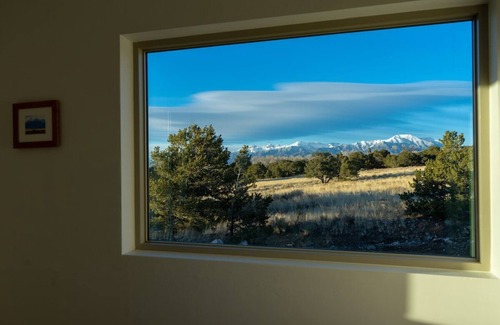 Zapata Cabin | Trails End Getaway · Modern Cabin w/Hot Tub near Sand Dunes Nat'l Park