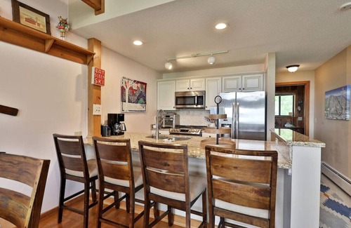 Ludlow House | Trailside Condo with Private Hot Tub and Gorgeous Views!