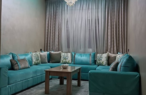 Mediouna Apartment | Tranquil 2 bedrooms with salon apartment neargrand stadium Ibn batouta Tanger