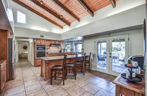 Central Scottsdale House | Tranquil Acre Oasis, Waterslide Heated Pool, Firepit, Spacious Backyard Estate