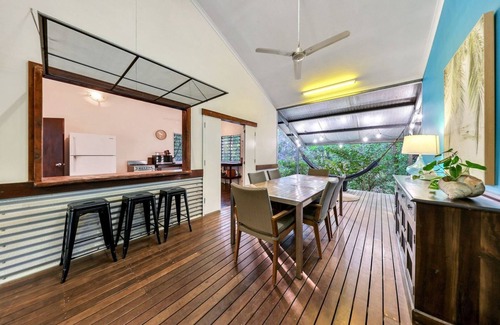 Wagait Beach House | Tranquil bush paradise retreat, architecturally designed for tropics with pool