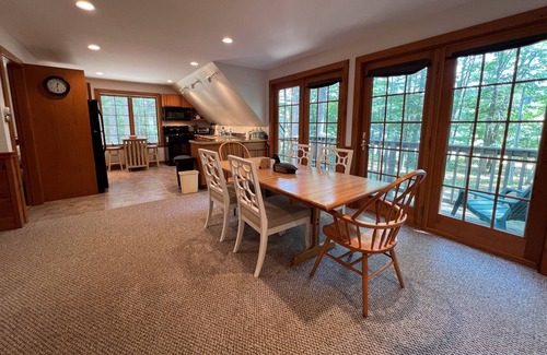 South Casco House | Tranquil Lakefront Retreat with Private Beach and Spacious Living
