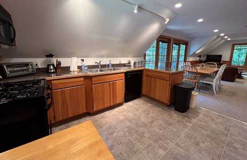 South Casco House | Tranquil Lakefront Retreat with Private Beach and Spacious Living