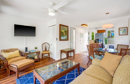 Wailua Condo | Tranquil Shores | 2BR Condo | Walk to Beach & Dining
