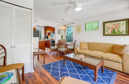 Wailua Condo | Tranquil Shores | 2BR Condo | Walk to Beach & Dining