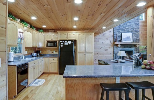 Morganton Cabin | Tranquility - Gorgeous mountain view and luxurious, boutique-style amenities