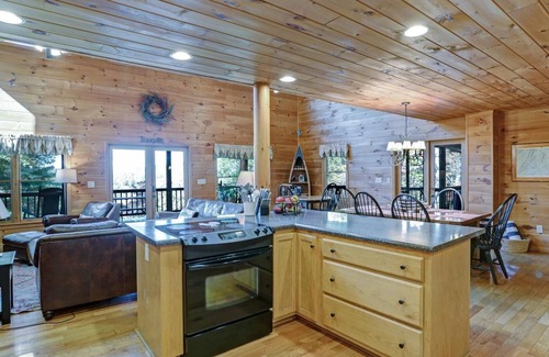 Morganton Cabin | Tranquility - Gorgeous mountain view and luxurious, boutique-style amenities