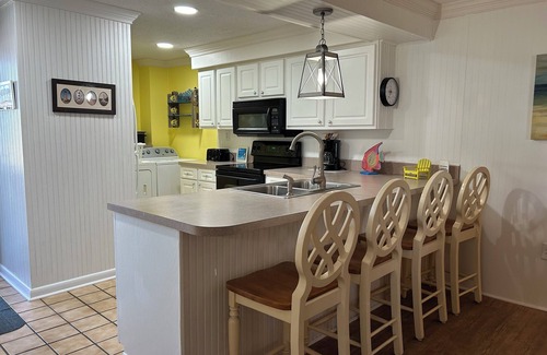 Indian Beach Condo | Tranquility – Oceanview 4th Floor 3BR Condo at Summer Winds!