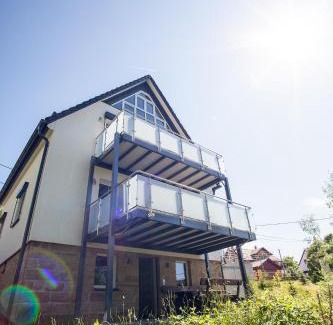 Mittelndorf House | Traumferienhaus Bergblick Mittelndorf, bis zu 8 Personen, Sauna, Grill