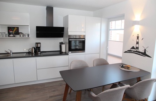 Greetsiel Apartment | Traumhafte Erdgeschosswohnung Inkl. Sauna mit Wasserblick