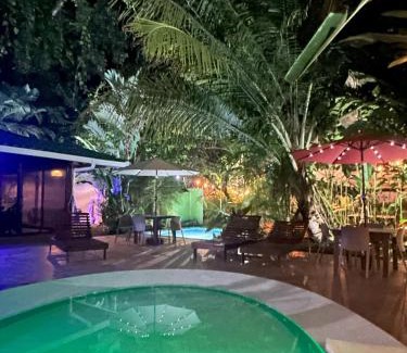 Cocles Apartment | Tree House-2 Bedrooms & AC-2 Pools-jungle-Beach-WiFi-TV