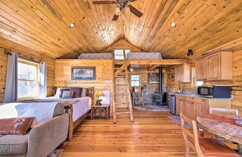 Victor Apartment | Tree-Lined Cripple Creek Retreat w/ Fireplace
