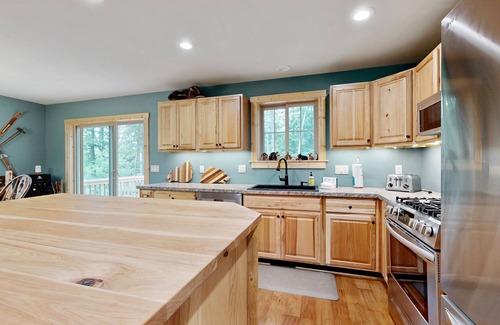 Glen Arbor House | Tree-Lined Escape near Glen Lake w/Gas Grill, fire pit, near outdoor activities