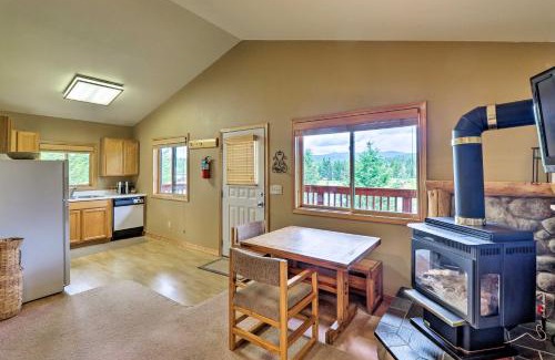 Trego House | Trego Cabin with Mtn Views, Easy Access to Lake