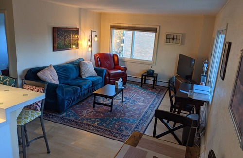Downtown Anchorage Apartment | Trendy Downtown 1-bedroom Condo - perfect for traveling nurses