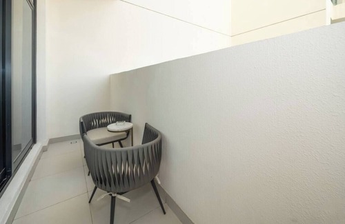 Dubai Apartment | Trendy Studio with Balcony & Stylish Interiors