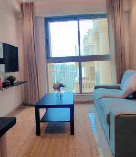 Hiranandani Gardens Apartment | Trendy1BR+smart kitchen +Living room+1.5 toilets