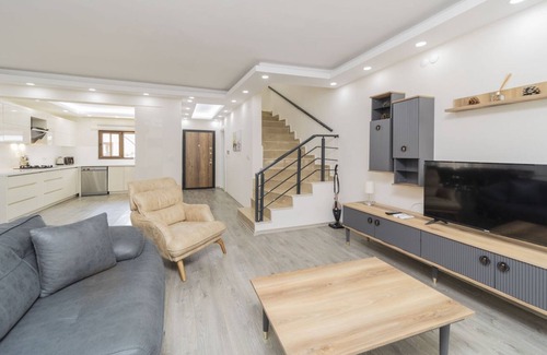 Aksu Villa | Triplex Villa with Sauna Near Airport in Antalya