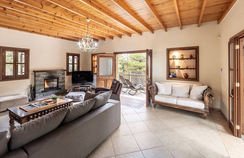 Pedhoulas Villa | Troodos Natura Pine Chalet