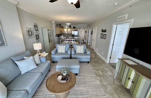 West Panama City Beach Condo | Tropic Winds 2 Bdrm, Upscale, Highly Rated, Free Beach Chairs and Umbrella!