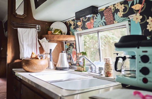 DeKalb County House | Tropical Airstream Oasis with Sauna, pool and Hot-tubl!