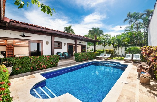 Playa Langosta House | Tropical Family villa w/Private Pool, Ping-Pong table, at 1min from beach