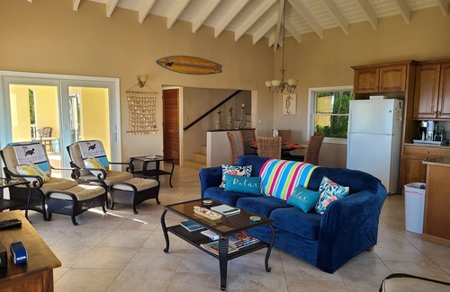 Mariendal Villa | Tropical Palm Villa- Ocean Views From All Rooms, Solar Power, Private Pool