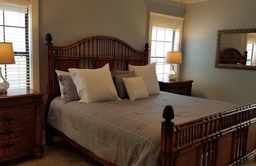 Emerald Waters Village Cottage | Tropical vibes only! 2 pools and short walk to private beach!