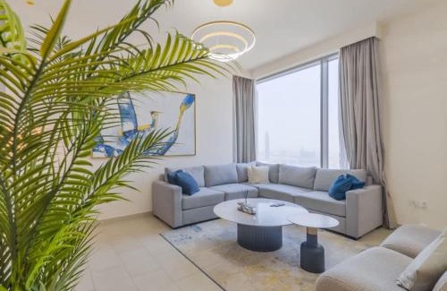 Dubai Apartment | TRPS - Creek Rise Tower, Dubai Creek Harbour - 3BR with Marina View