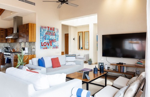 Bucerias Apartment | Turquesa - Penthouse, Two Level Beach (30 Steps)