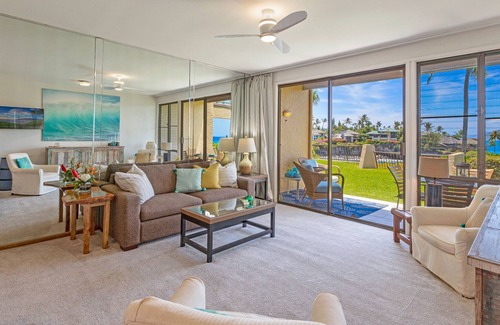 Napili Condo | TURTLE COVE CABANA! Big Ocean Views! Napili Point