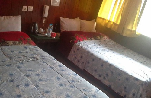 Tengger Caldera Bed & Breakfast | Twin room near edge with view of Mt. Bromo