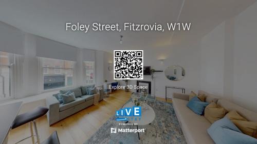 Fitzrovia Apartment | Two Bed Apartment By LiveStay Short Lets & Serviced Accommodation London Near Oxford Circus